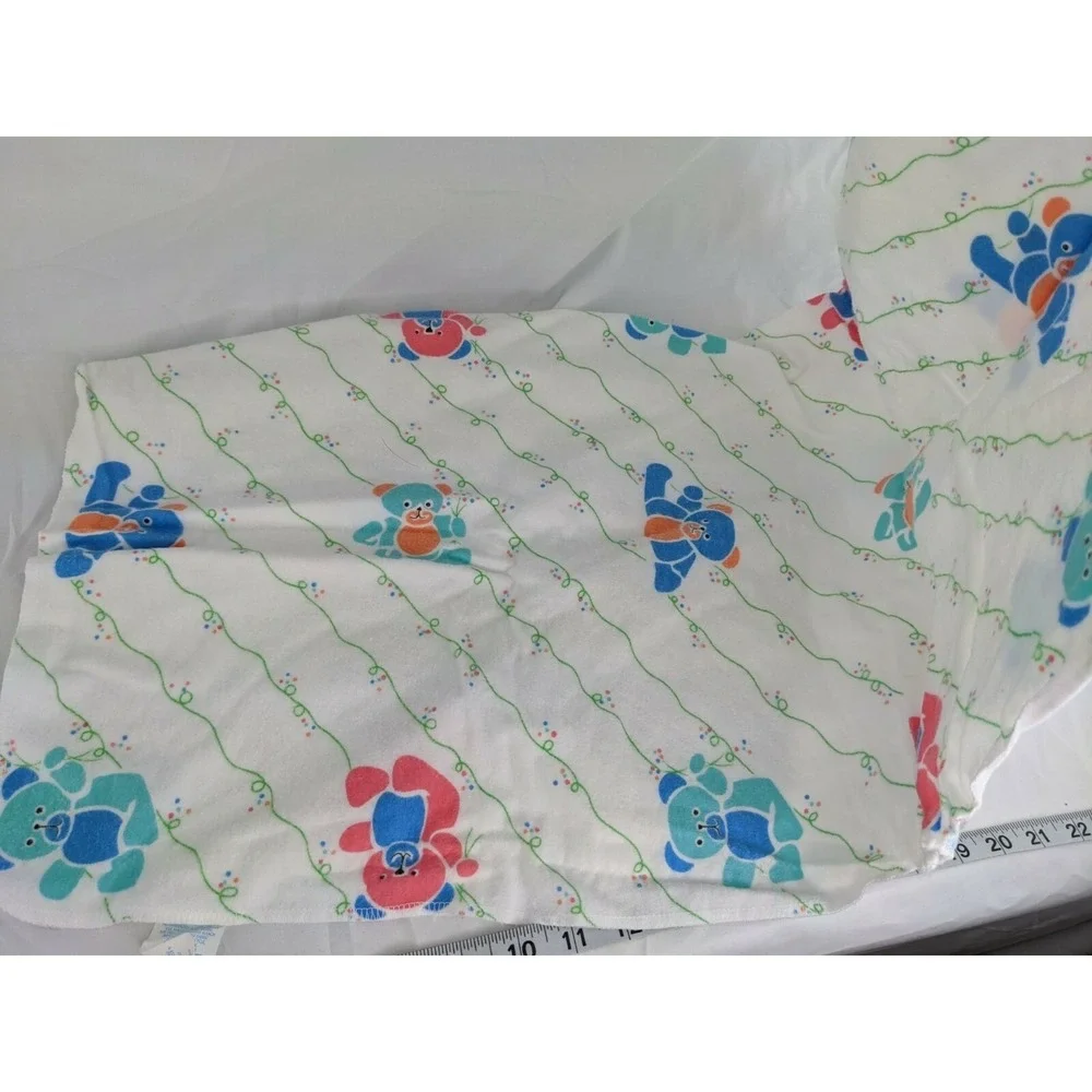 Baby Blanket Fleece Bears 30x40 Inch Mount Vernon‎ Mills